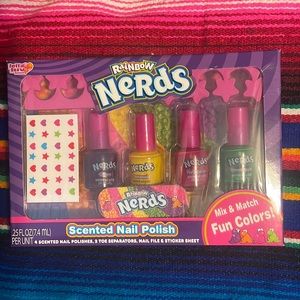 Rainbow Nerd Polish for kids